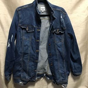 Oversized Denim Jacket L
